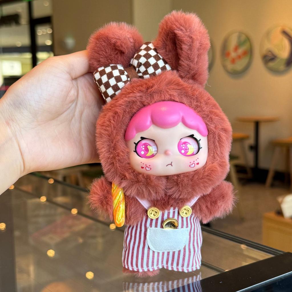 Genuine Cute Doll Plush Toy Vinyl Doll Keychain Pendant Backpack Pendant Qixi Festival Gift