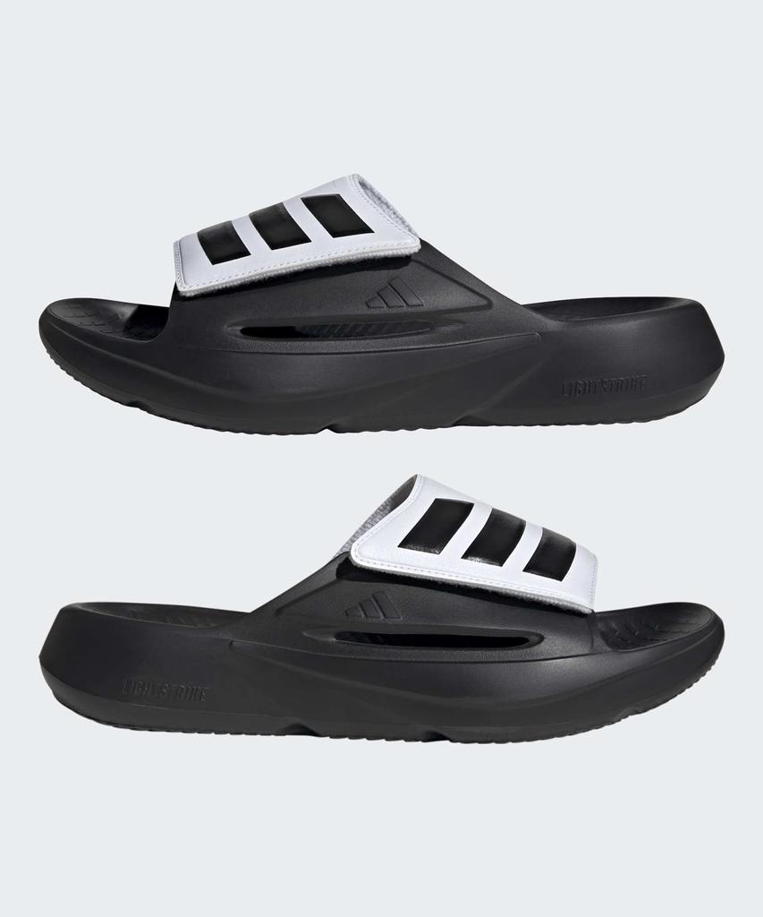 Adidas Lightblaze Slide - Black:White / Js3588