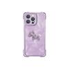 Purple pony applies to iphone17promax iPhone 13 mobile phone case 15 four-corner lanyard 16 crossbody 14 silicone