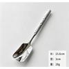 Stainless steel spoon creative dessert spoon stone shell spoon ice cream spoon spoon spoon eating spoon stirring spoon
