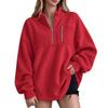 Women's Pullover Sweatshirt Flannel Long Sleeve Casual Top for Everyday Wear