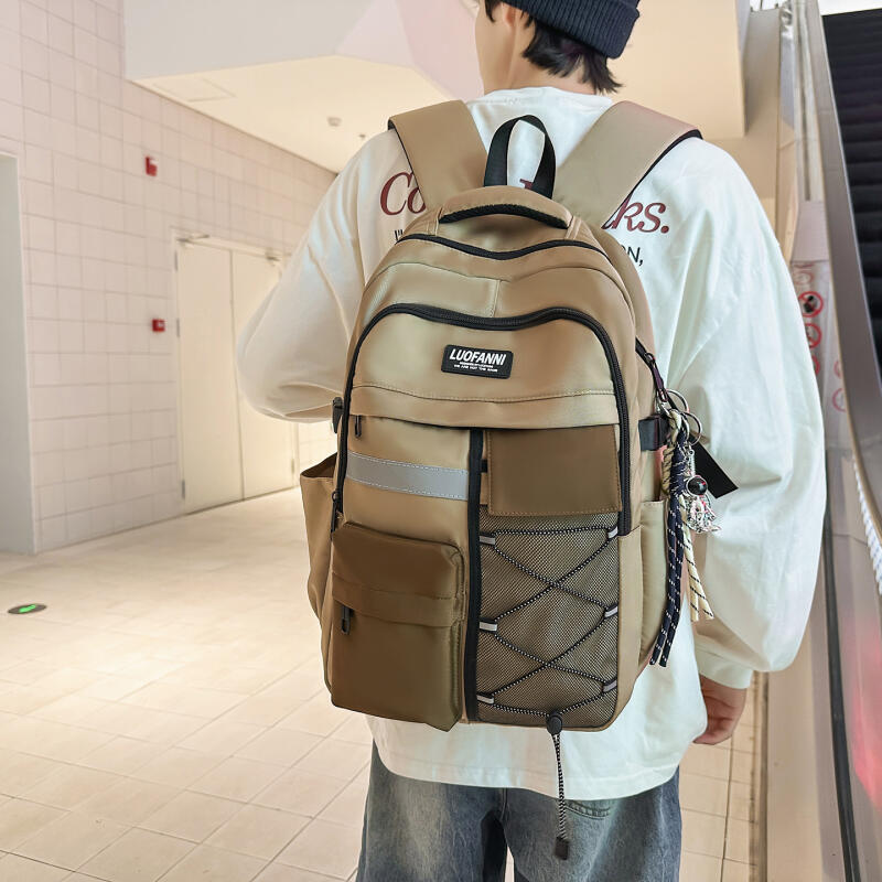 Senior High School Student Schoolbag Women's Large Capacity Travel Backpack Men's Campus Sports Backpack