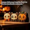 Halloween Pumpkin Wooden Decoration for Fall Party