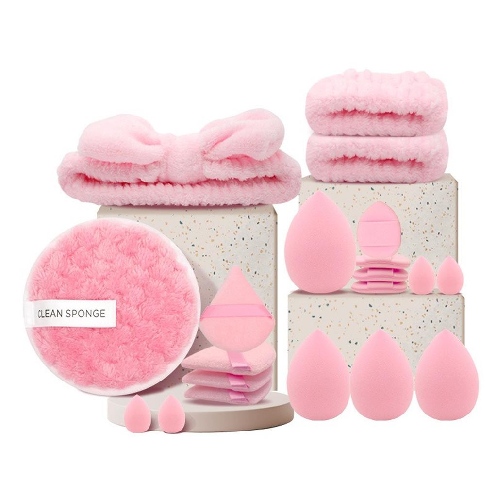 20-56Pcs Soft Makeup Brush Set with Storage Bag,Beauty Blender Sponge & Powder Puff Essential Facial Cosmetic Tools for Beginners & Makeup Lovers