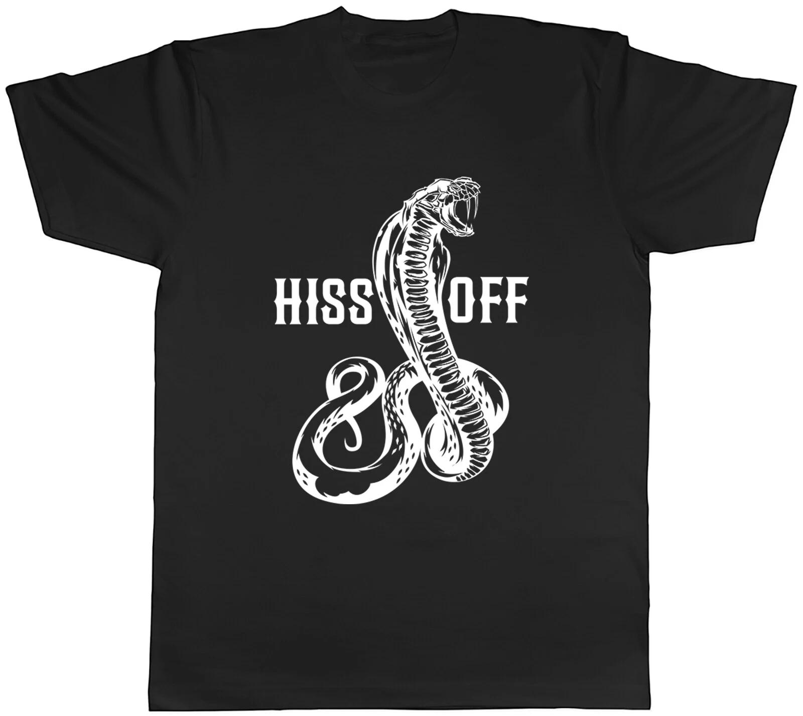 Funny Hiss Off Mens T-Shirt Snake Day Cobra Python Tee Gift M
