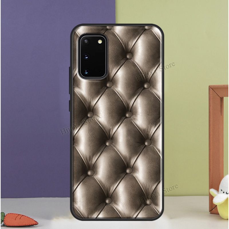Quilted Texture Sofa Pattern Case For Samsung Galaxy S20 FE S21 S22 Ultra S8 S9 S10 e Note 10 Plus Note 20 Ultra Cover