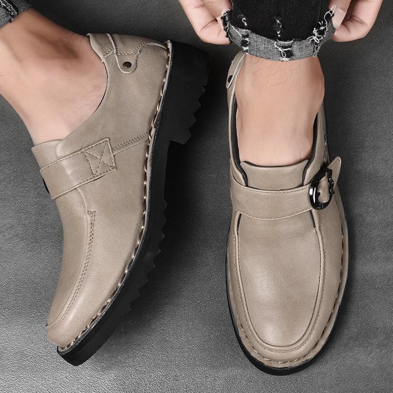 Golden Sapling Business Casual Shoes Men Leisure Flats Office Formal Footwear Leisure Party Loafers Platform Men's Wedding Shoe