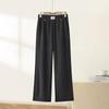 Pasite Women's High-Waist Loose Straight Casual Pants