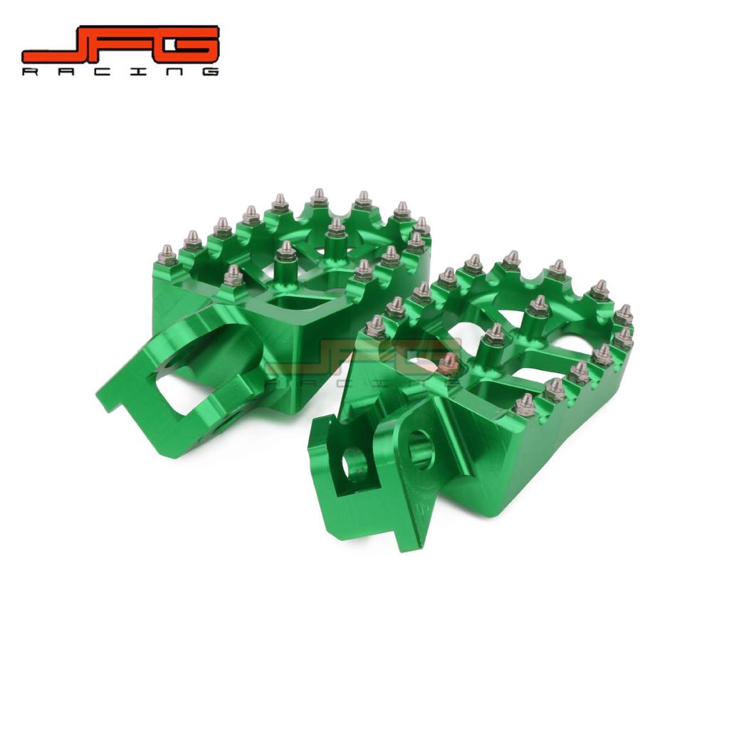 CNC Aluminum Footpegs for KX125/KX250/KX500 Off-Road Motorcycles