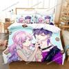 3D Printing Trendy Soft Cupid Parasite Anime Bedding Set Duvet Cover Pillowcase Comforter King/Queen Size Boys Adult Bed Set
