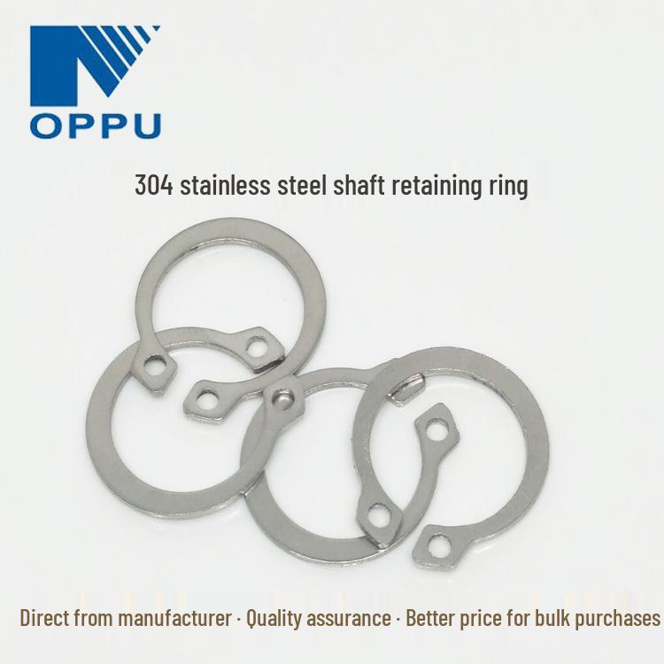 304 Stainless Steel External Shaft Circlip GB894.1 - C-Type Lock Ring