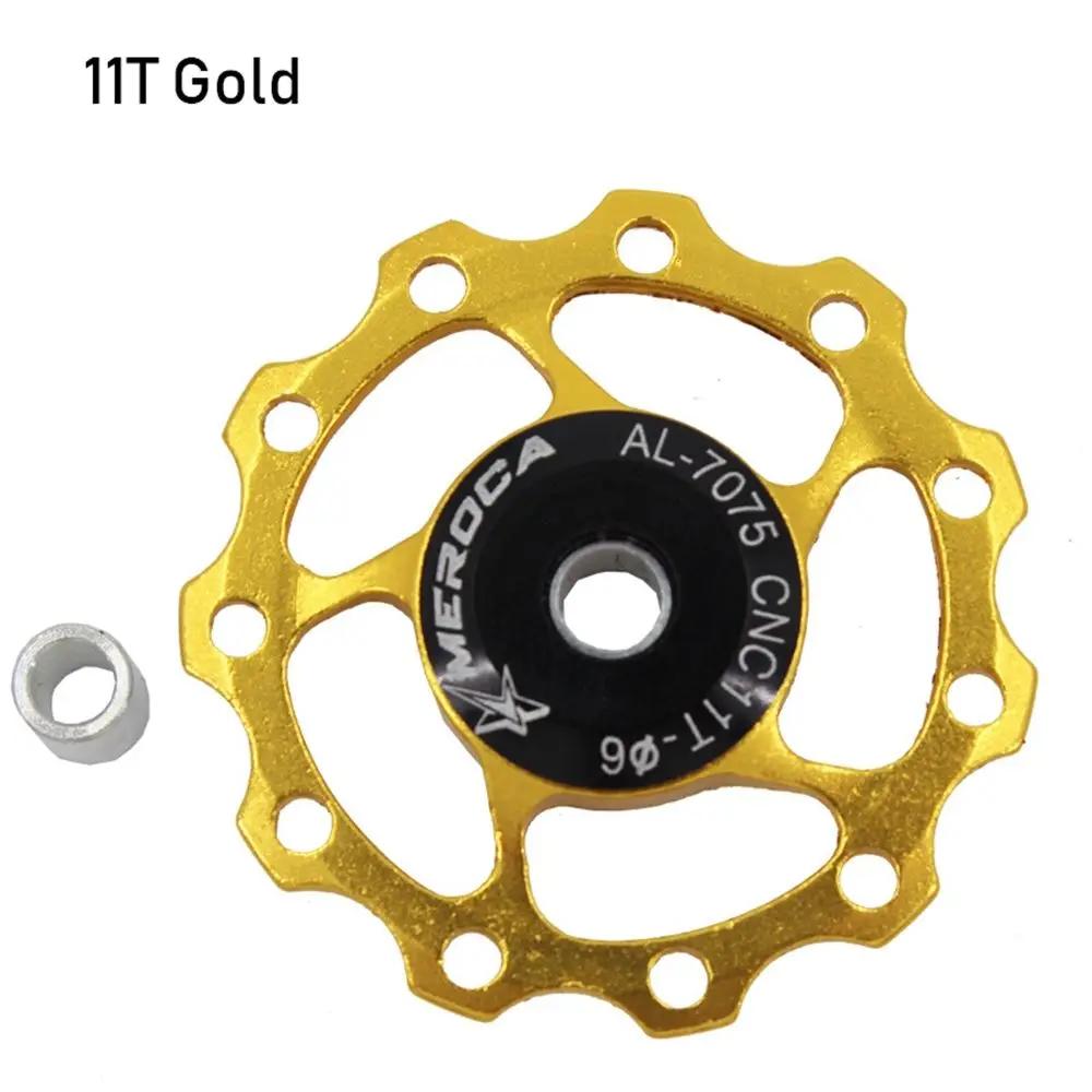 For MTB Bike 11T 13T Aluminum Jockey Wheel Mountain Road Bike Bicycle Rear Derailleur Guide Pulley Steel Bearing