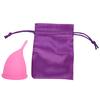 Reusable Menstrual Cup Silicone Period Tampon and Pad Alternative Feminine Hygiene Care Pink