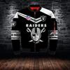 Herren 3D Digitaldruck Raider Team Verdickte Reißverschluss Fliegerjacke