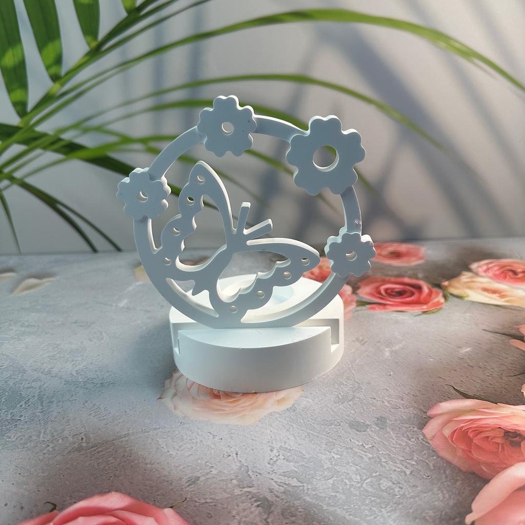 Easter Theme Candle Holder Molds, Easter Butterfly Candle Stand Molds with Base for DIY Candle Holder Easter Decorations