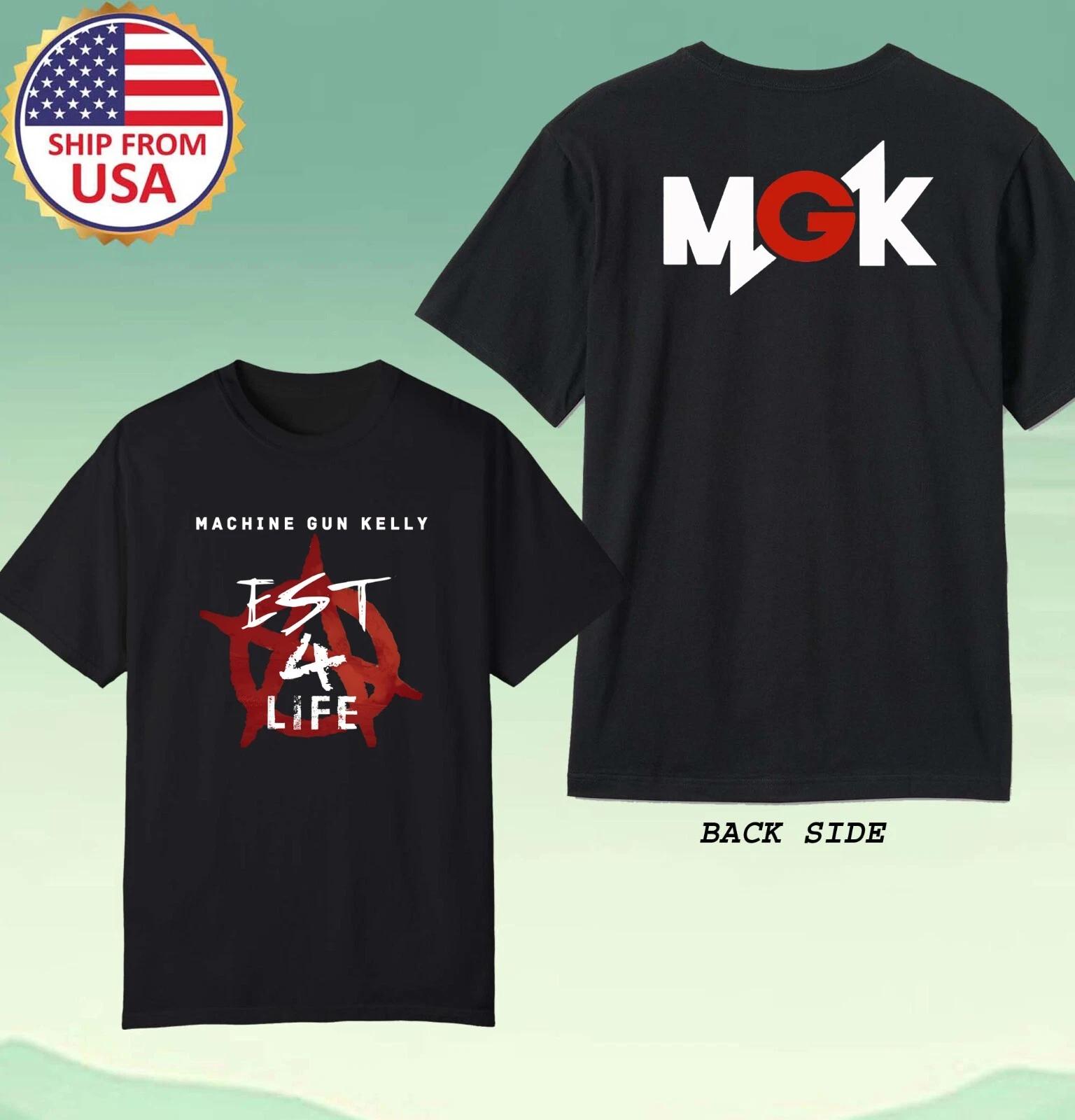 MGK Machine Gun Kelly Est 4 Life Men s Black Size S-5XL XL