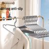 Stainless Steel Non-Slip Clothes Hangers with Grooves