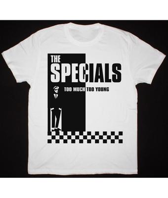 The Specials Too Much Too Young Men T-shirt White Tee All Sizes JM766 Unisex T-Shirt