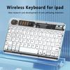 Ultra-Slim Rechargeable Bluetooth Keyboard Multi-Device Stable Connection for iPad iPhone Mac Android Windows-Wireless Keyboard