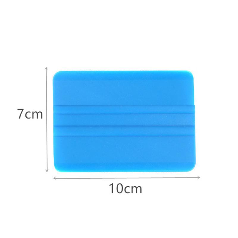 Velvet Plastic Car Film Scraper - Red, Yellow, Blue - Eco-Friendly Materials