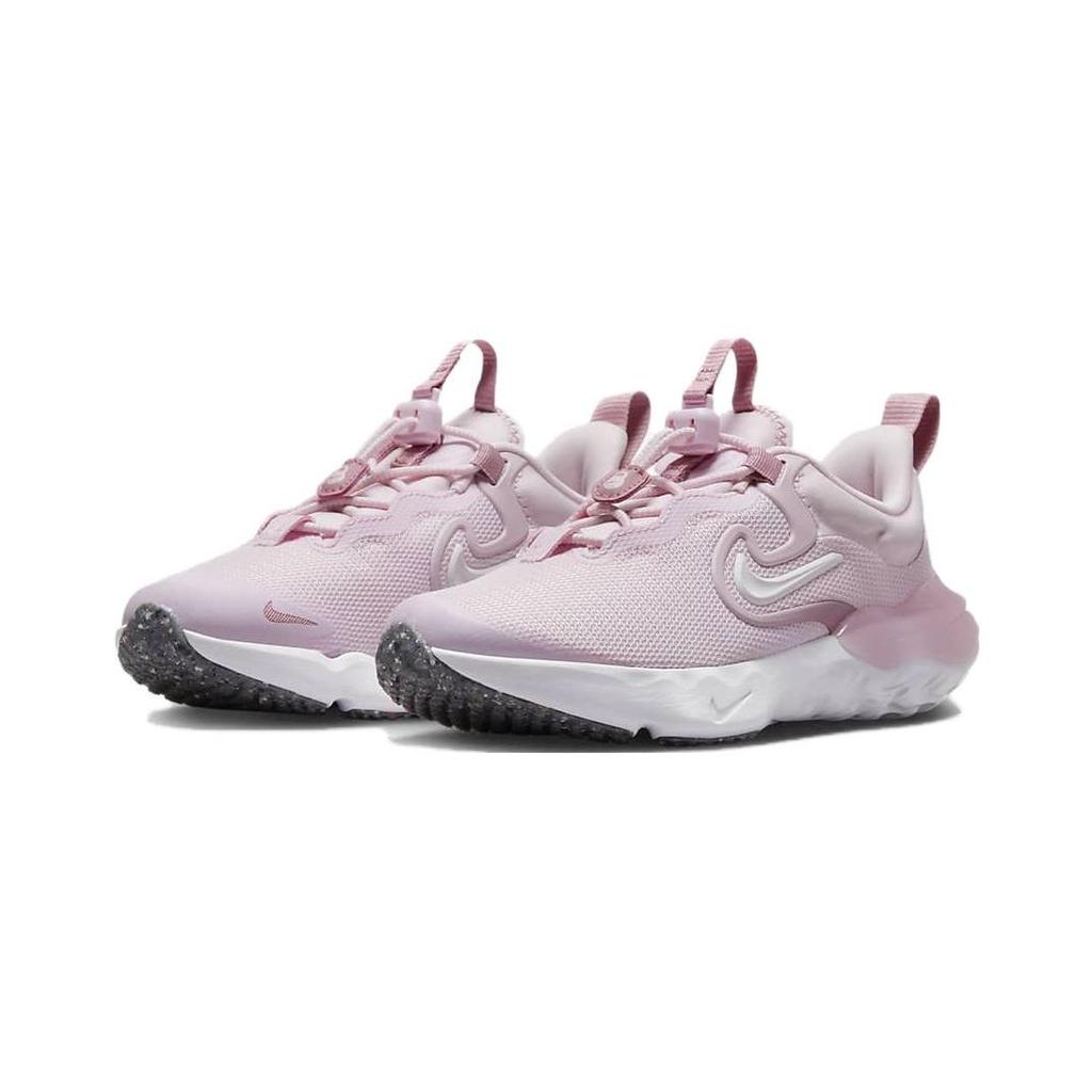 Nike Run Flow PS Pink Foam Kids Sneakers Elemental-Pink White DR0471-600