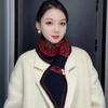 Womens Knitted Triangle Scarf Winter Warmth Stylish Geometric Lightweight Neck Warmer Students