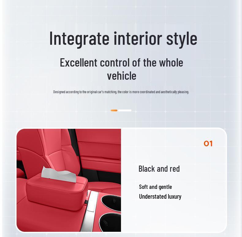 Car Armrest Hanging Tissue Holder for Seats