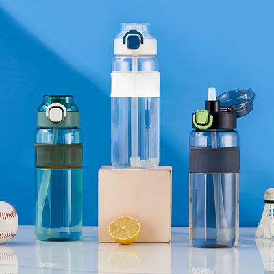High-value Sports Cups for Male and Female Students Outdoor Portable Water Bottles Fitness Cups Plastic Cups.