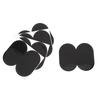 20PCS Black Tire Valve Stickers Plastic,resin Bike Air Nozzle Stickers  Bicycle Wheel Valve Area