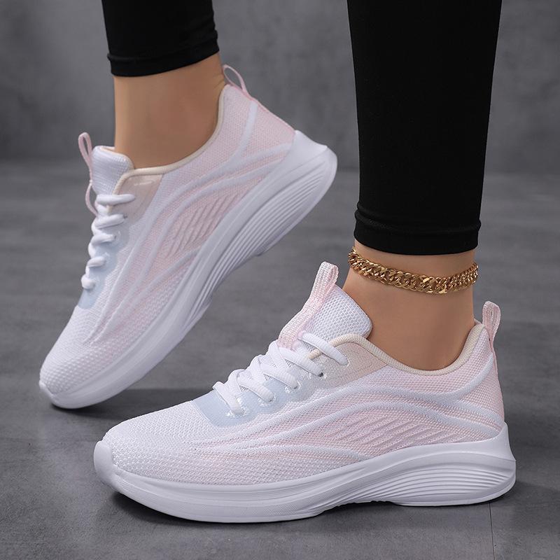 Women's Shoes Running Shoes Sports Shoes Casual Versatile Casual Fashion Soft Sole High Elastic Mesh Lightweight Running Shoes