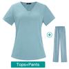 Women's and Men's Short Sleeve Scrub Suit for Dental, ICU, and Salon Professionals