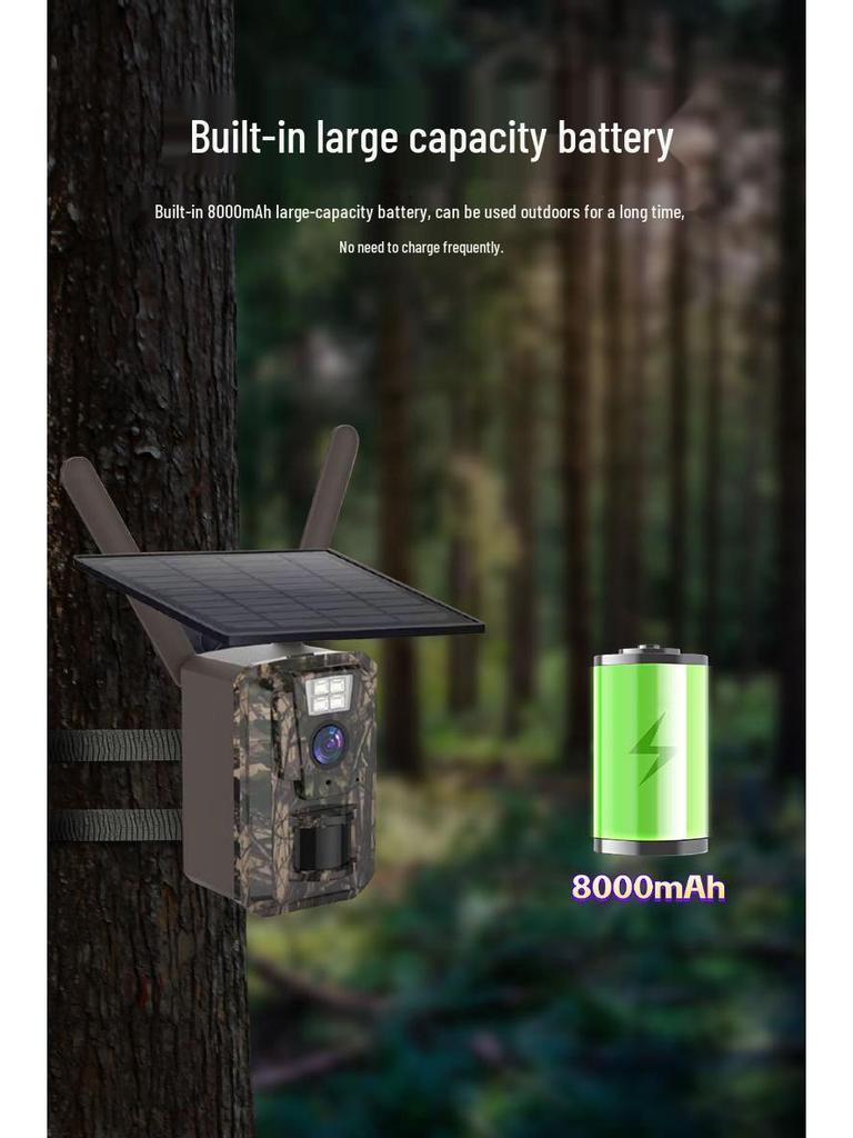 OKAM Pro 4G Solar-Powered HD Infrared Night Vision Hunting Camera