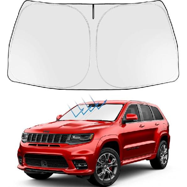 Proadsy 2025 Upgrade Front Windshield Sun Shade Foldable RAV4 Sunshade Protector Fit -2025 RAV-4 SUV Crossover, TRD Off-Road, LE XLE Premium Limited