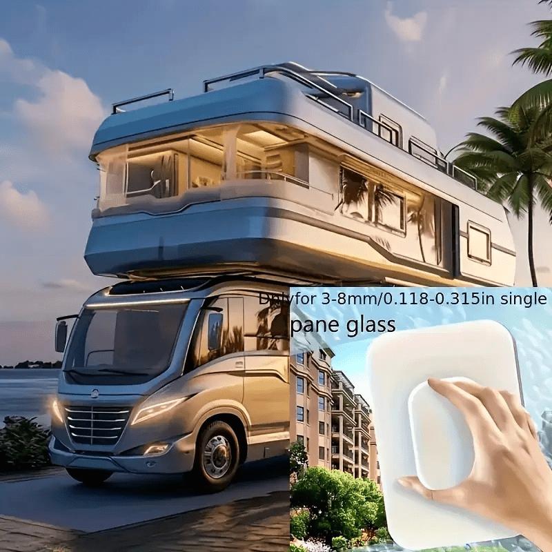 Doppelseitiger magnetischer Fensterputzer - Stark saugender Glasreiniger für hohe Fenster, doppelseitiges sicheres und praktisches Haushaltsreinigungswerkzeug