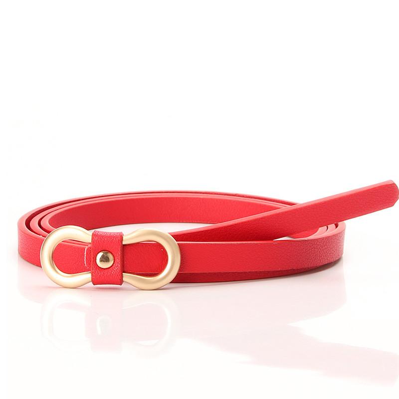 Pu Womens Fashion Waist Belt For Jeans Dresses With Alloy Buckle For Daily Use