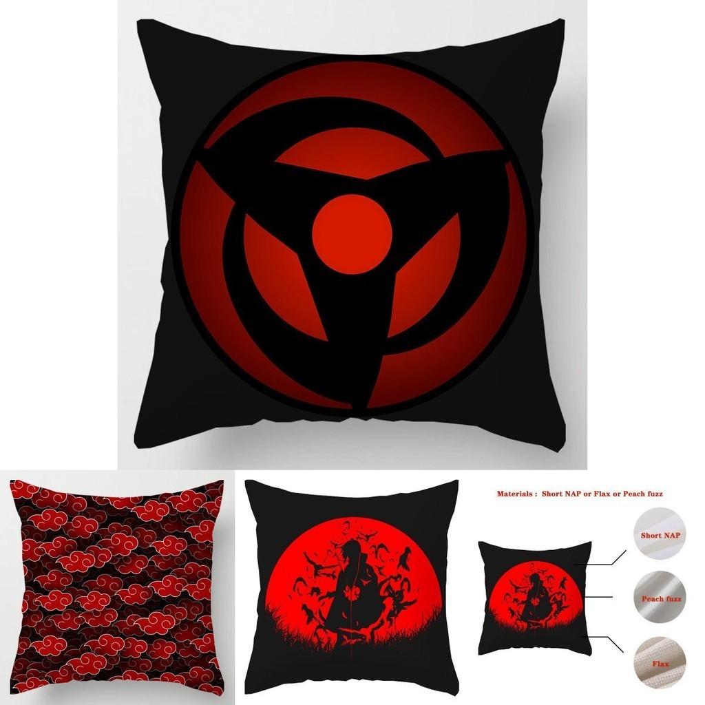 Luxurious Anime Naruto Cushion Cover With Cartoon Logo For Stylish Home Decor