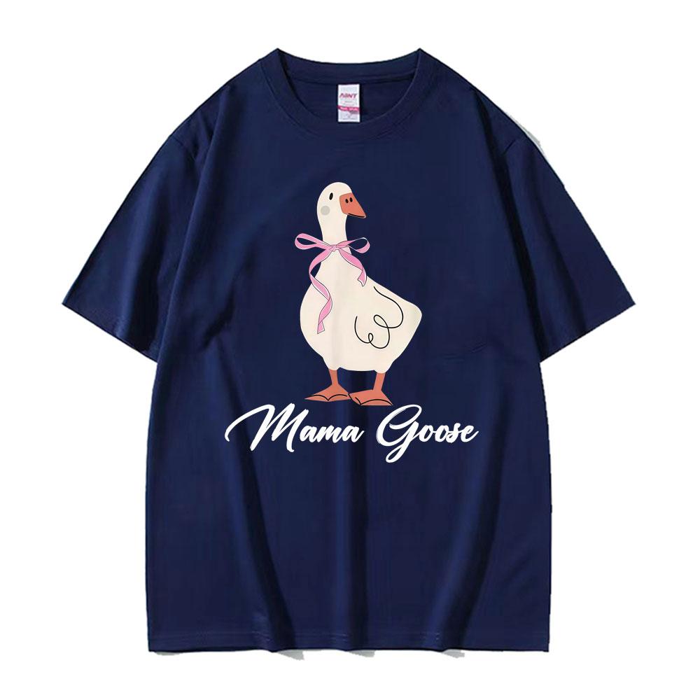 Funny Mama Goose Meme Graphic T Shirts Men Women Fashion Humor Casual Short Sleeve Tee Shirt Summer ONeck 100 Cotton Tshirts