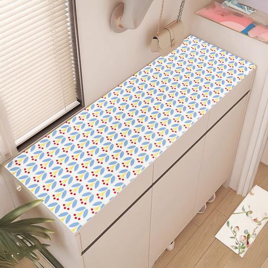 1 Roll 30/45CMx300CM Cabinet Liner Waterproof PVC Drawer Shelf Liner Dust-proof Cuttable