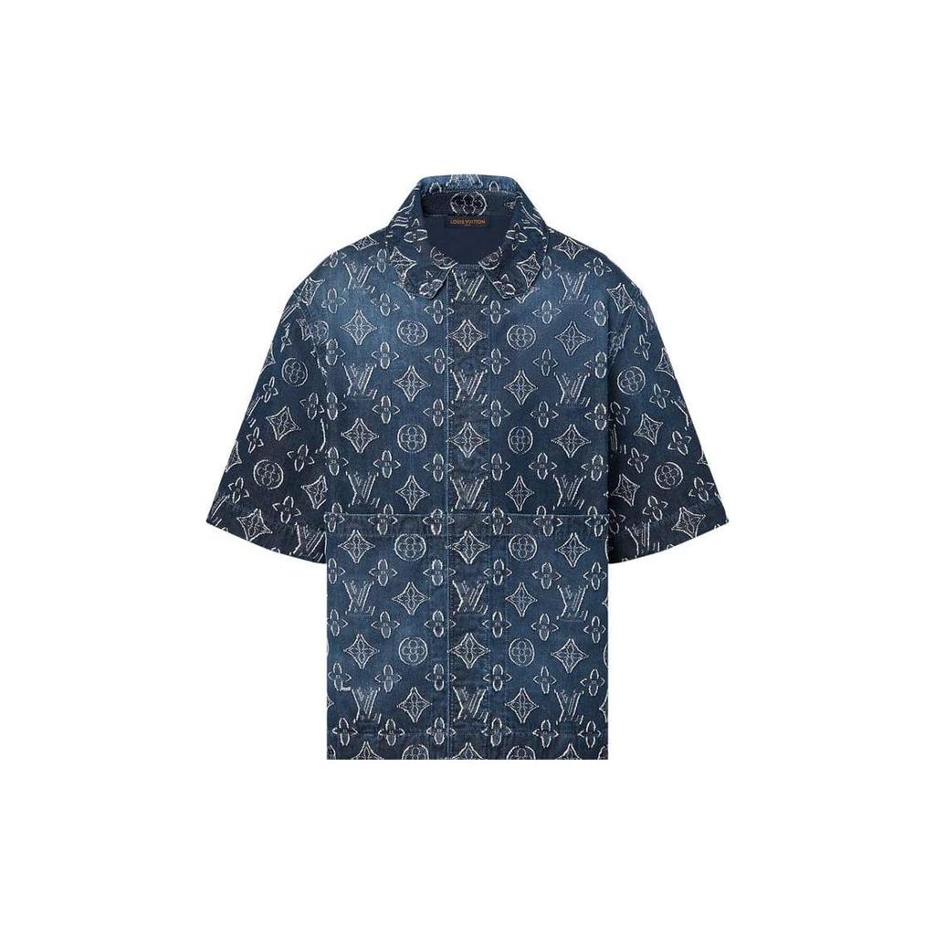 Louis Vuitton FW23 Shirt Men's Blue 1ABXXJ