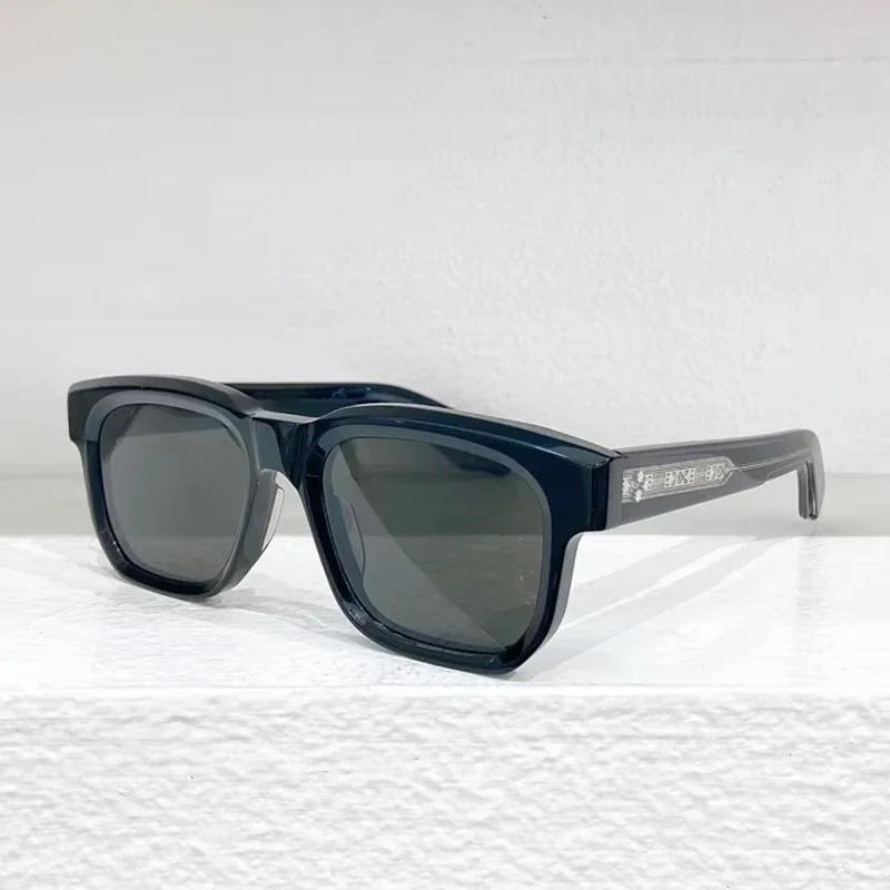 Quadratische Handgefertigte Acetat-Sonnenbrille Uv400 Designer Japanische Marke Klassische Herren Optische Vintage-Brille mit Sehstärke