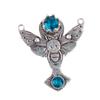 Natural Apatite Gemstone 925 Sterling Silver Jewelry Pendant 1.5" Gift For Her CP-10-10