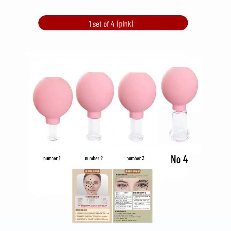 Silicone Facial Cupping Device for Lifting and Contouring
