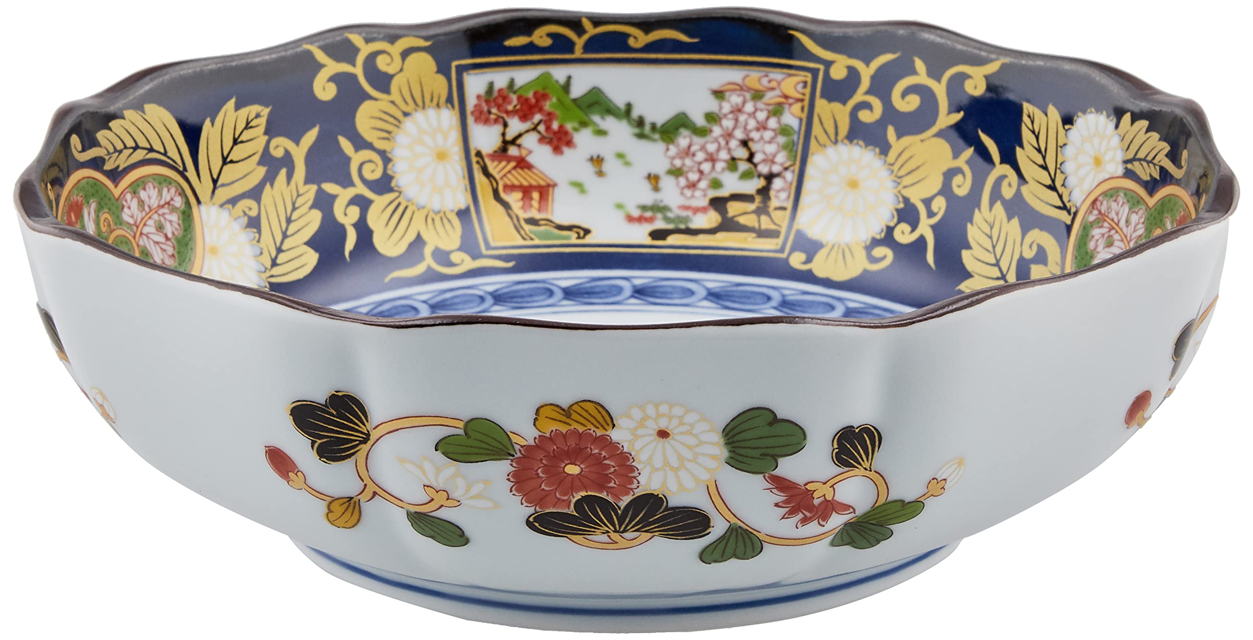 

Stylish Enjoy the Charm of Classic Arita Ware Patterns with this Old Imari Bowl in Product Bowl 7-inch (100cm) Porcelain. Size 20.3x20.3x6.5cm.