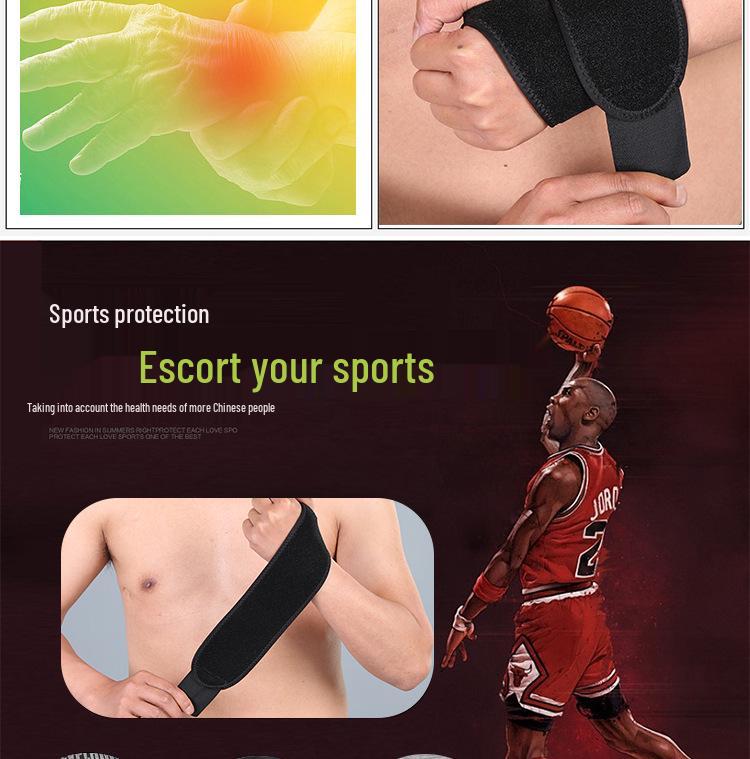 Adjustable Sports Wrist Support Band for Weightlifting & Basketball