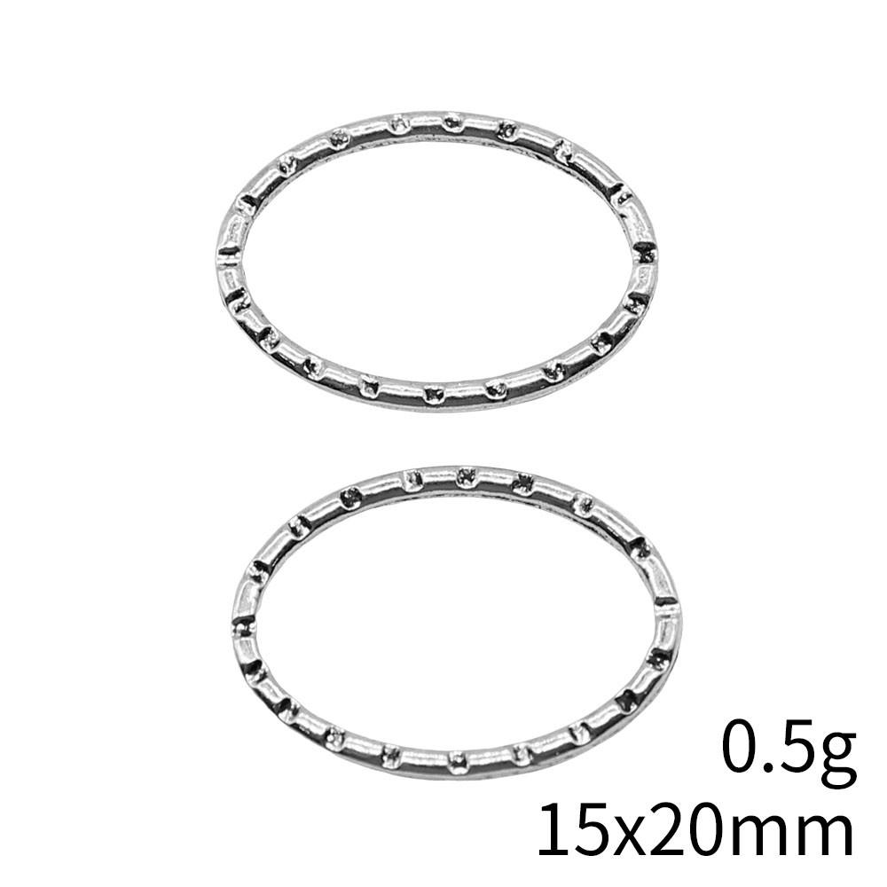 Christmas Decorations Jewelry Findings Hollow Circle Connector Accessories Parts Audience Accessories For Women Necklace And Earrings