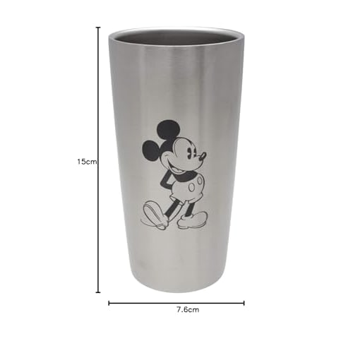 YAXEL Disney Pair Tumblers, Set of 2, 440ml, Stainless Steel, Vacuum Insulated, Mickey & Minnie, Gift Set, 81180