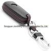 4D Leather Key Case for Hyundai & Kia: Fits K2, K5, Rio, Sorento - 3-Button Folding Key.