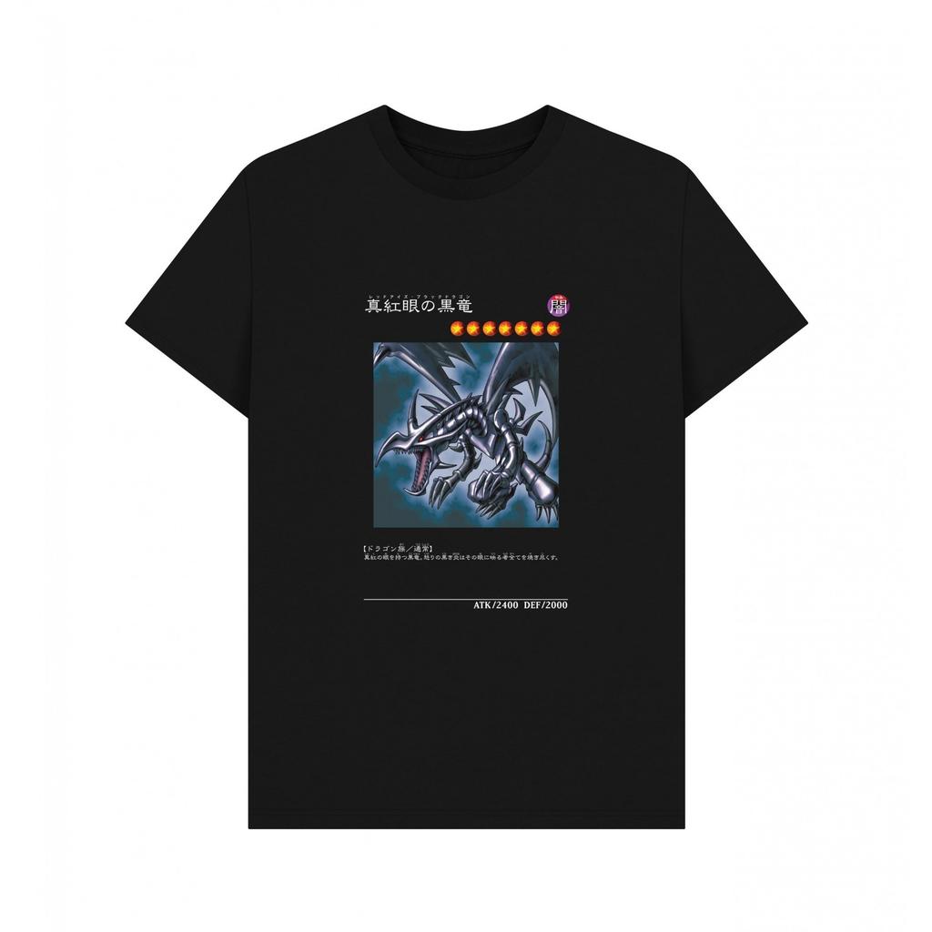 Yu-Gi-Oh! Unisex Adult Red-Eyes Black Dragon T-Shirt