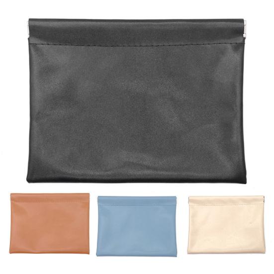 Coin Purse Portable Snap Closure Storage Pouch Earphone Bag Self-Closing Mini Cosmetic Bag