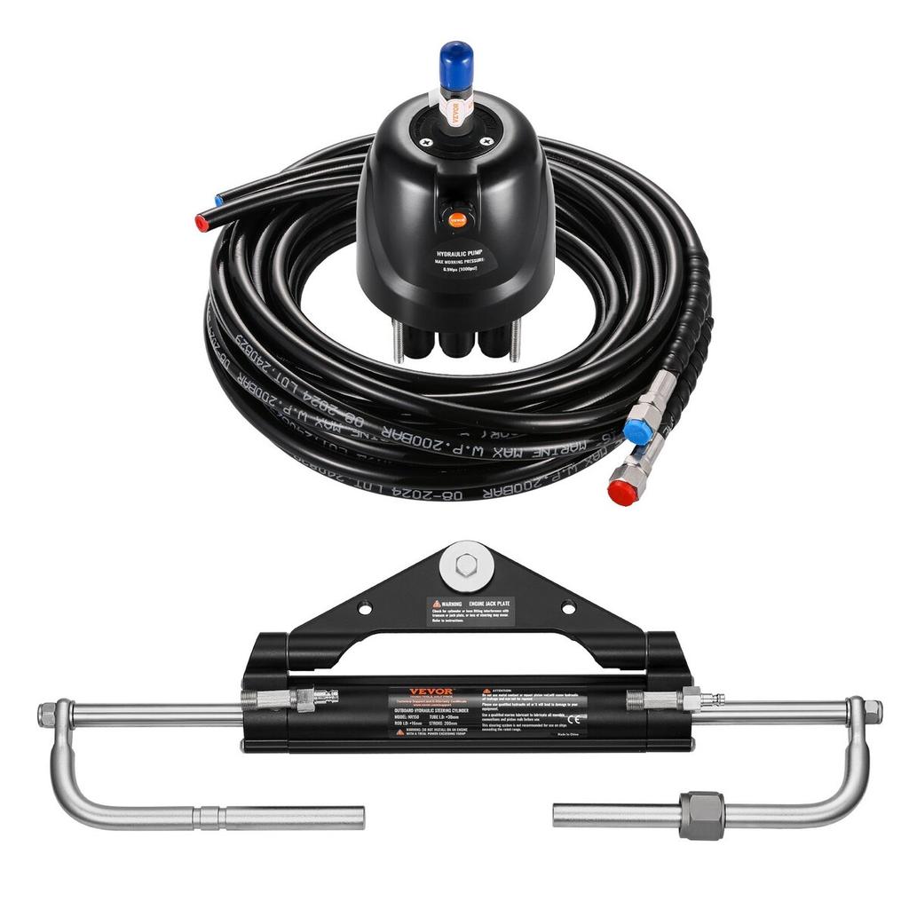 150HP Hydraulic Outboard Steering Kit Marine Boat Hydraulic Steering Kit